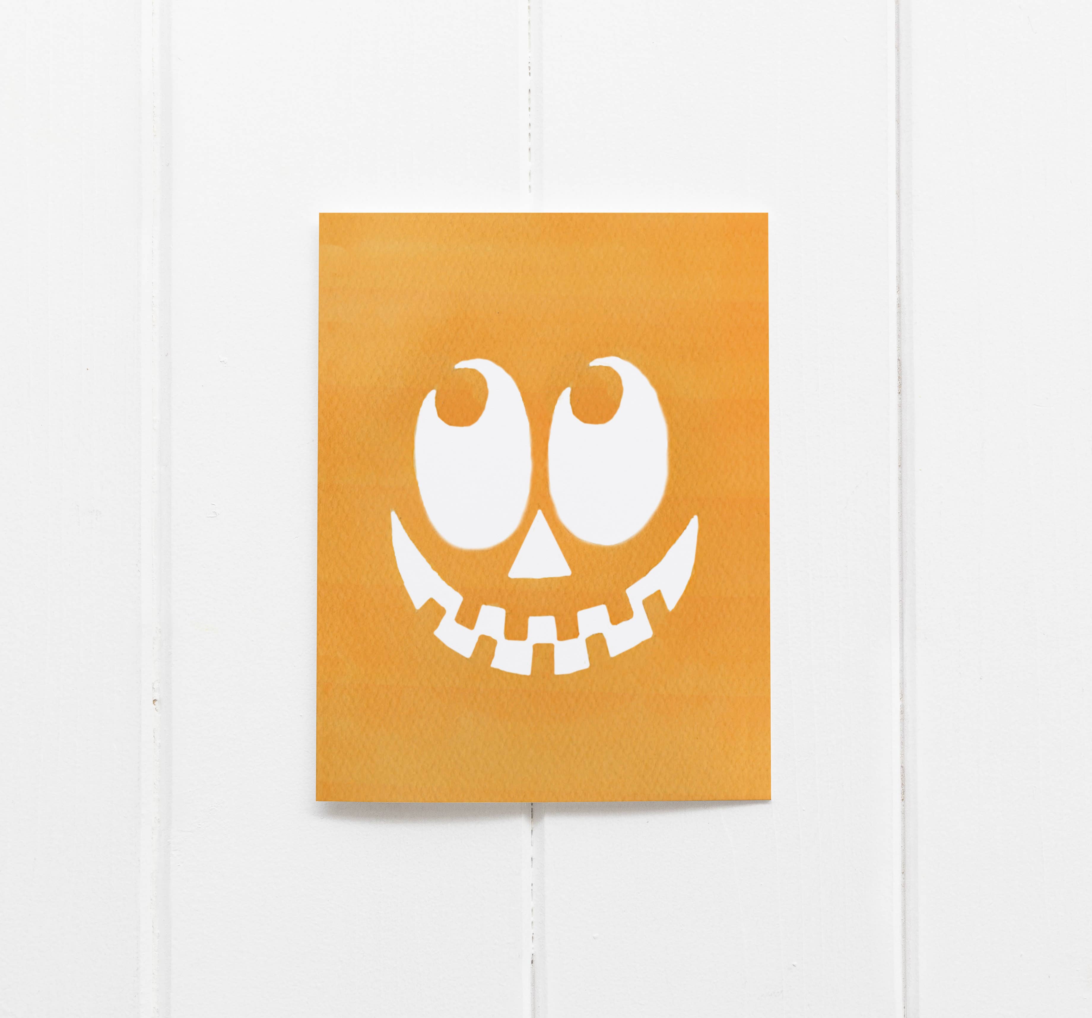 Phillips Designs - Wholesale Halloween Card - Pumpkin Face Card4