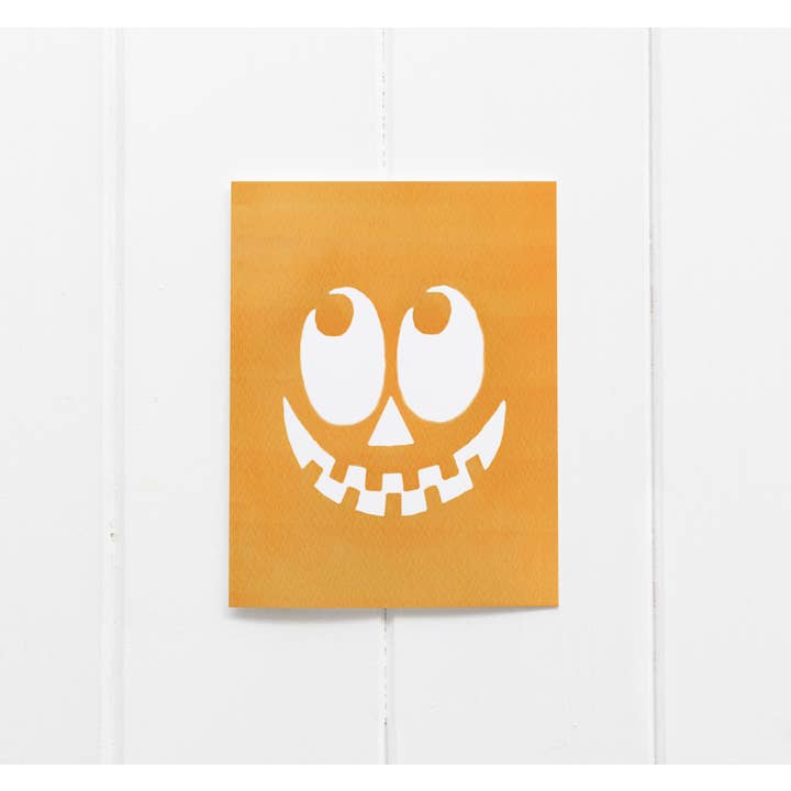 Phillips Designs - Wholesale Halloween Card - Pumpkin Face Card4