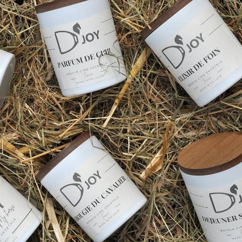 D'JOY by Cheval&Senteurs - Wholesale Jar/Filled Candle - Classic Candle "Hay Elixir"1