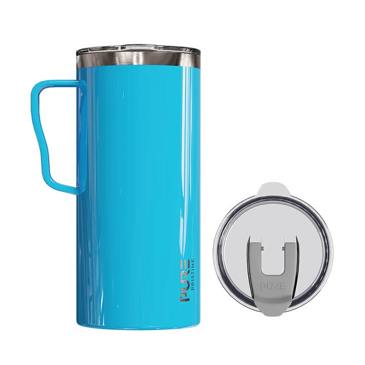 PURE Drinkware - Wholesale Insulated Mug/Tumbler - “It Fits” Thermal Travel Mug 18oz – Antimicrobial - Solid Colors7