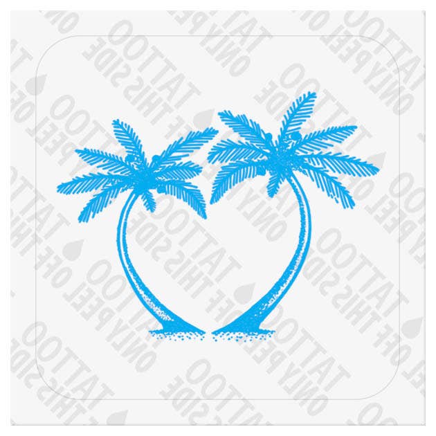 Inkbox - Wholesale Temporary Tattoo - Palm Wave (2"x2") - 2 Pack