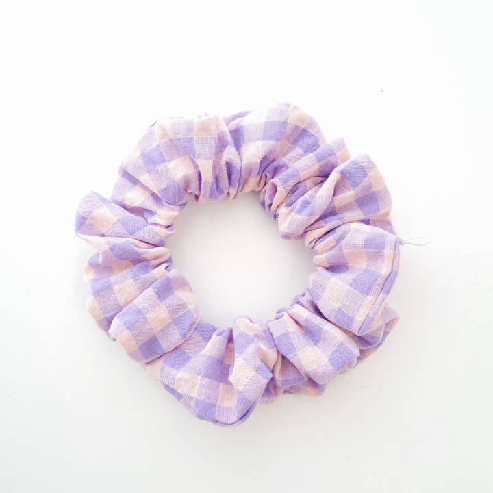 Kiki & Co. - Wholesale Scrunchie - Women’s - Scrunchie - Lilac Gingham2