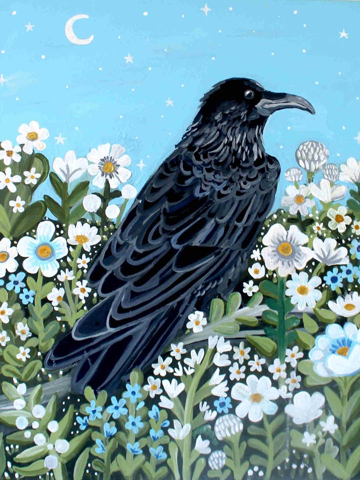 Estampado Spring Crow para venta al por mayor de Wonderlust Botanicals