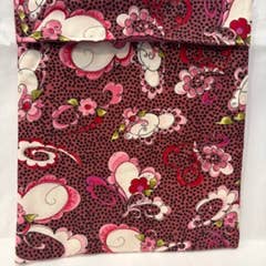 Rosa/Svart prickig blomma mikrovågspotatispåse för wholesale av Mama Cees Creations