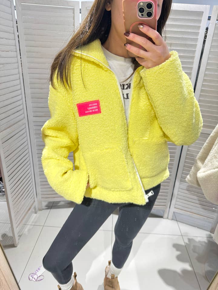 Plüschjacke mit Reißverschluss für den Großhandel von VICTORIA&ISAAC