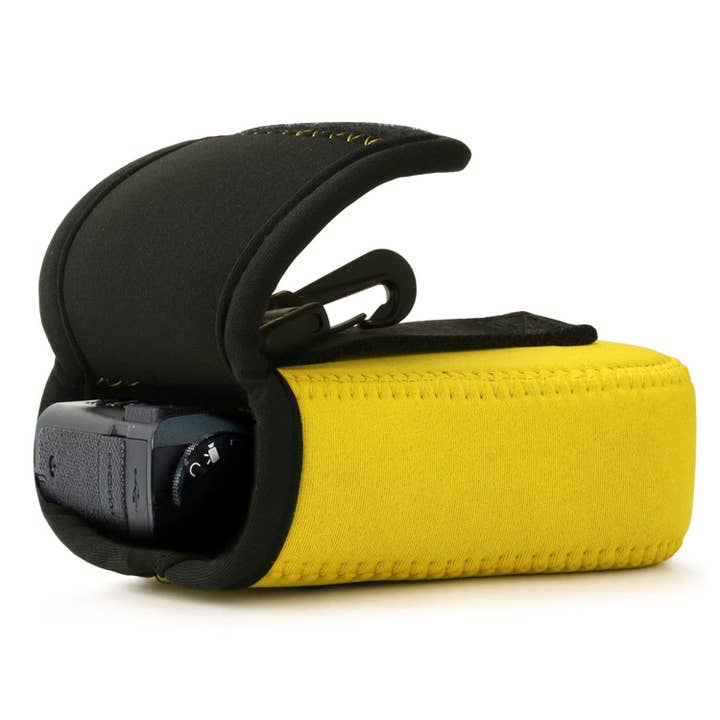 Londo - Venta al por mayor Maletín - Hombre - Funda de cámara ultra ligera de neopreno MegaGear Panasonic Lumix DC-ZS80, DC-ZS70, DMC-ZS60, DC-TZ95, DC-TZ90, DMC-TZ8015