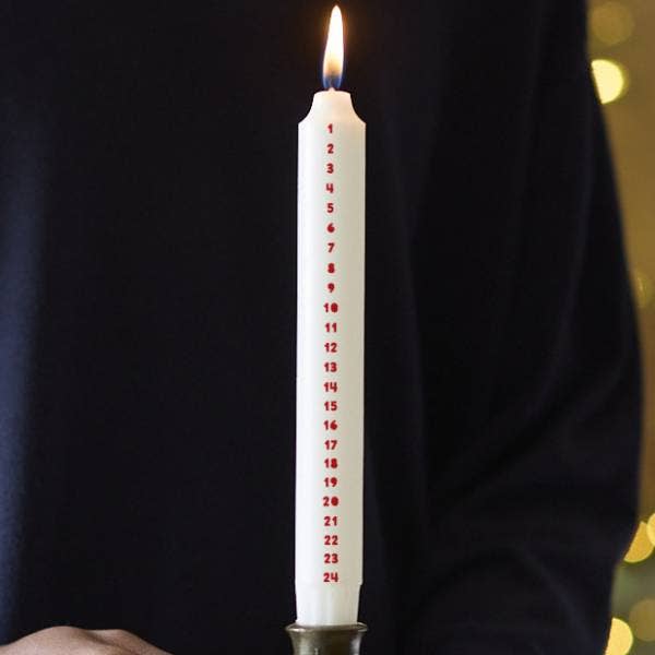 This is Nessie - Wholesale Tapered Candle/Candlestick - Christmas Countdown Advent Candle1