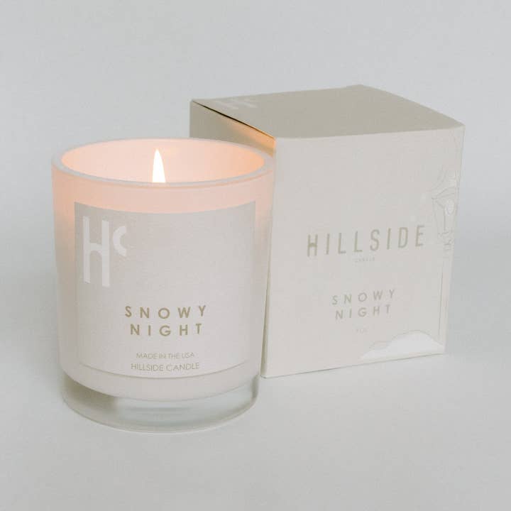Snowy Night Candle for wholesale by Hillside Candle LLC