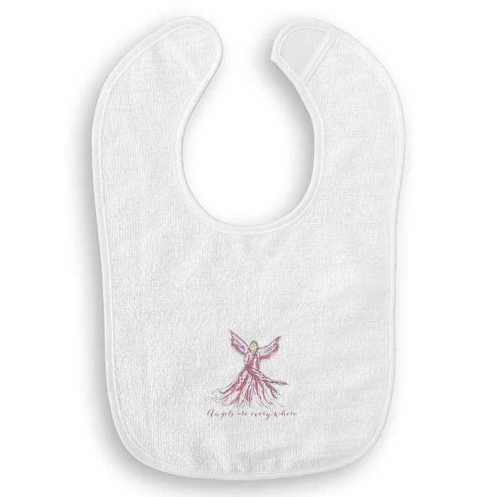 French Graffiti – Engroshandel Viskestykke – Pink Whispy Engel med Engle Er Overalt15