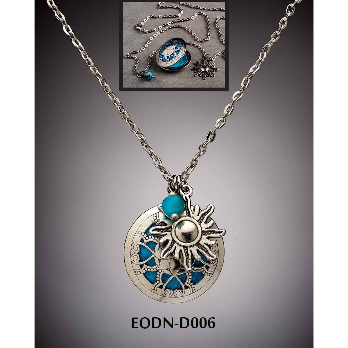 AAOTE - Wholesale Aromatherapy Necklace - Valentine Gift Aromatherapy Diffuser Locket on long chain10