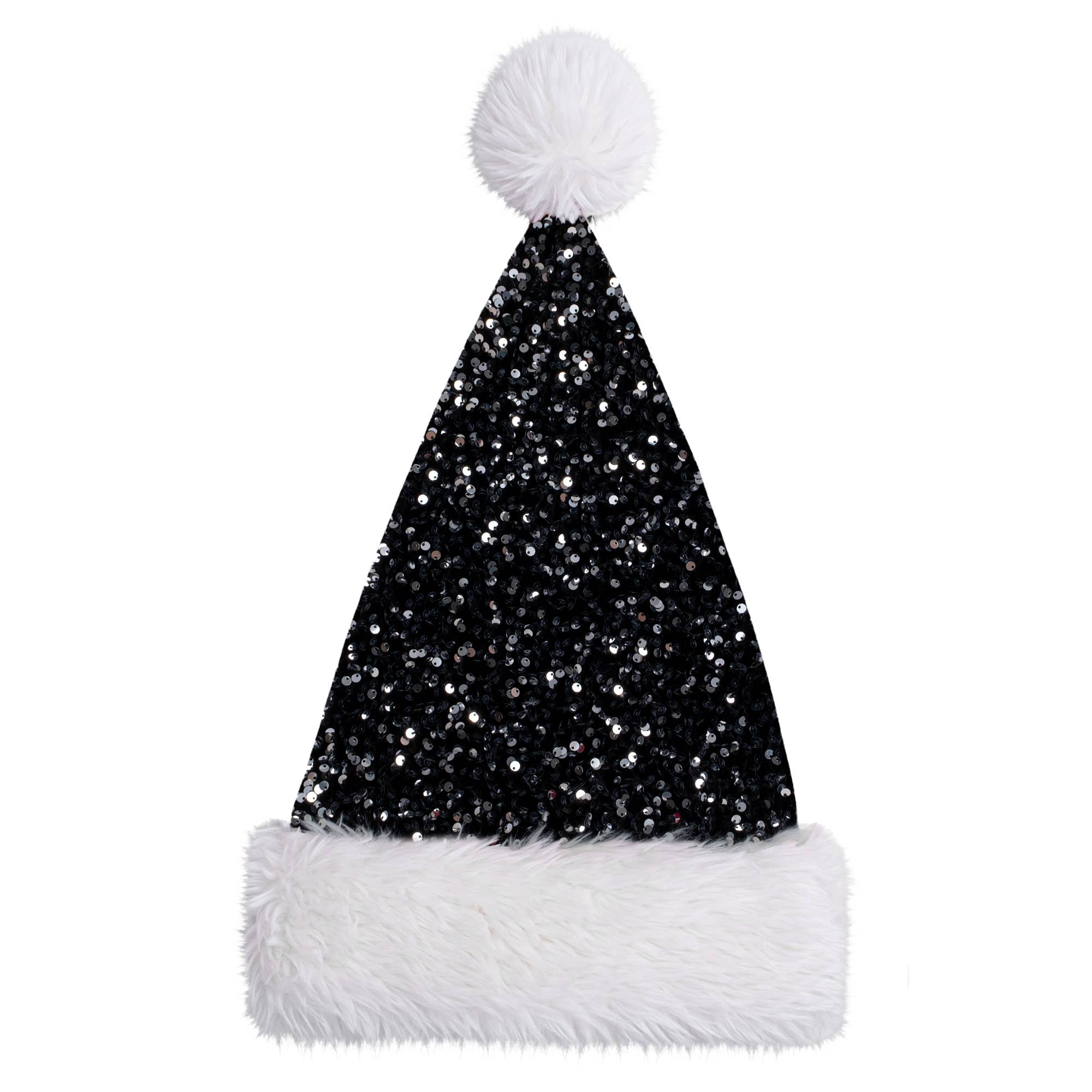 GEXWORLDWIDE - Wholesale Santa Hat - Shiny Christmas Hats Adult-Sized Festive Accessories3