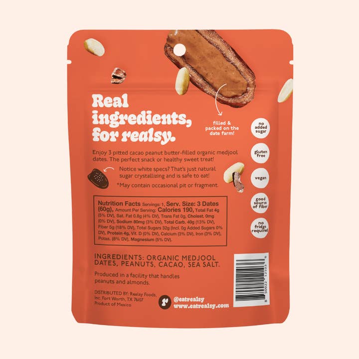 realsy - Wholesale Nuts - Chocolate Peanut Butter-Filled Medjool Dates - 10 unit/case1