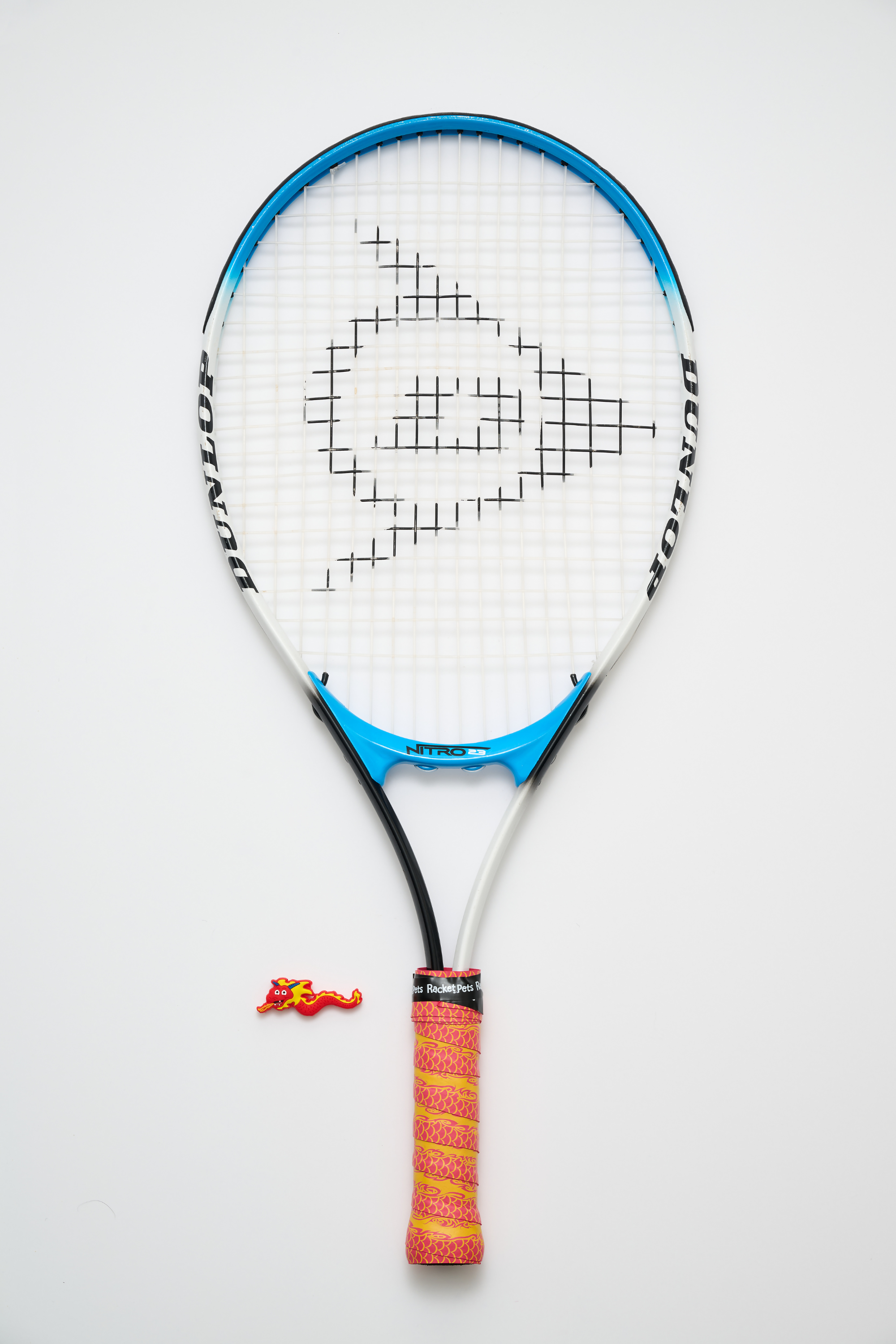 Racket Pets - Venta al por mayor Accesorios de deporte - Cinta antigolpes Dragon Red Tennis Overgrip y a juego6