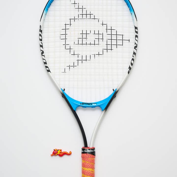 Racket Pets - Venta al por mayor Accesorios de deporte - Cinta antigolpes Dragon Red Tennis Overgrip y a juego6