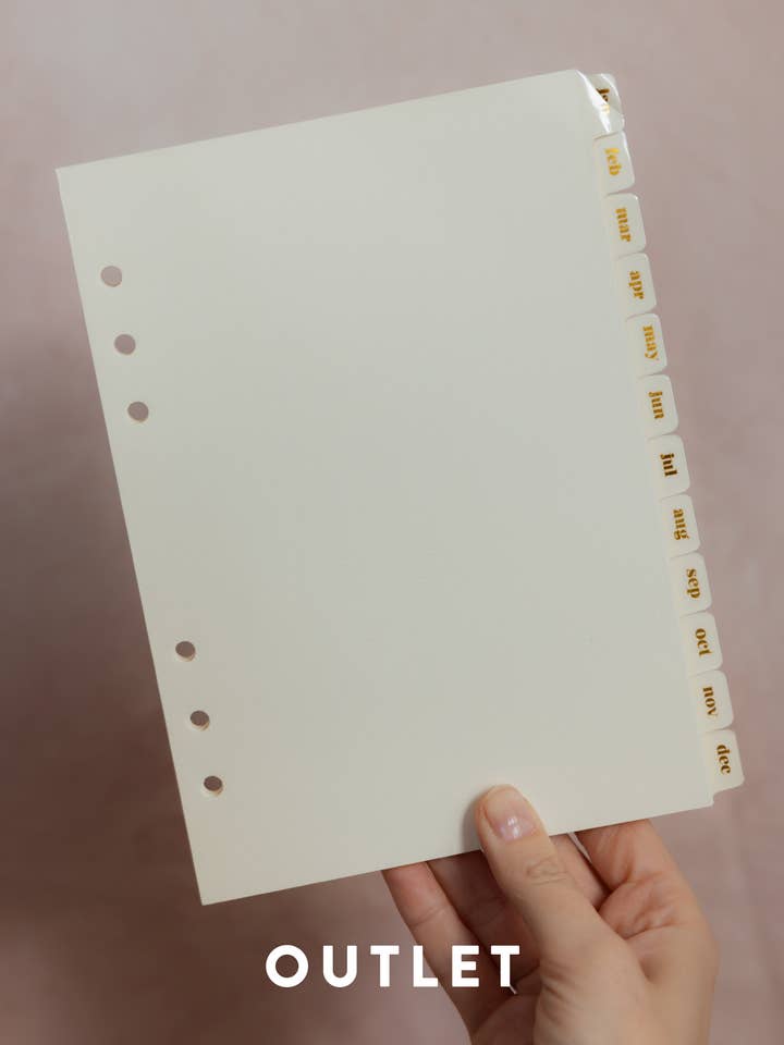 (Outlet) Monthly Divider Inserts for wholesale by The Inspired Stories