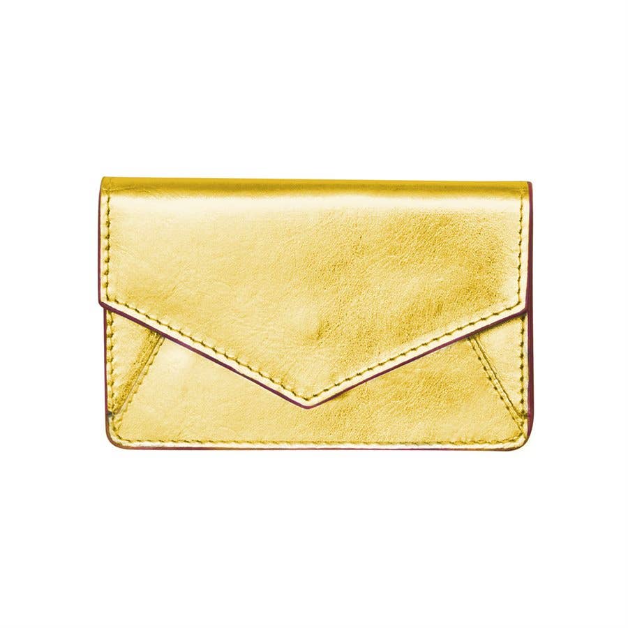 ili New York - Wholesale Card Holder - Women's - 7811 Leather Envelope Business Card Holder7
