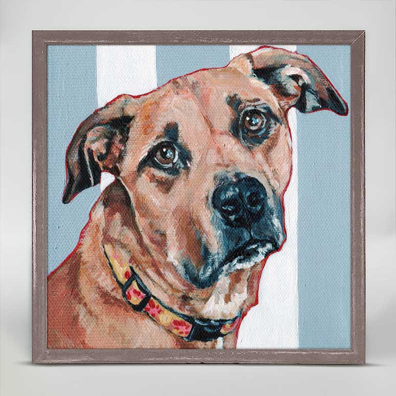 GreenBox Art - Wholesale Art Print - Lexi Dog Mini Framed Canvas0