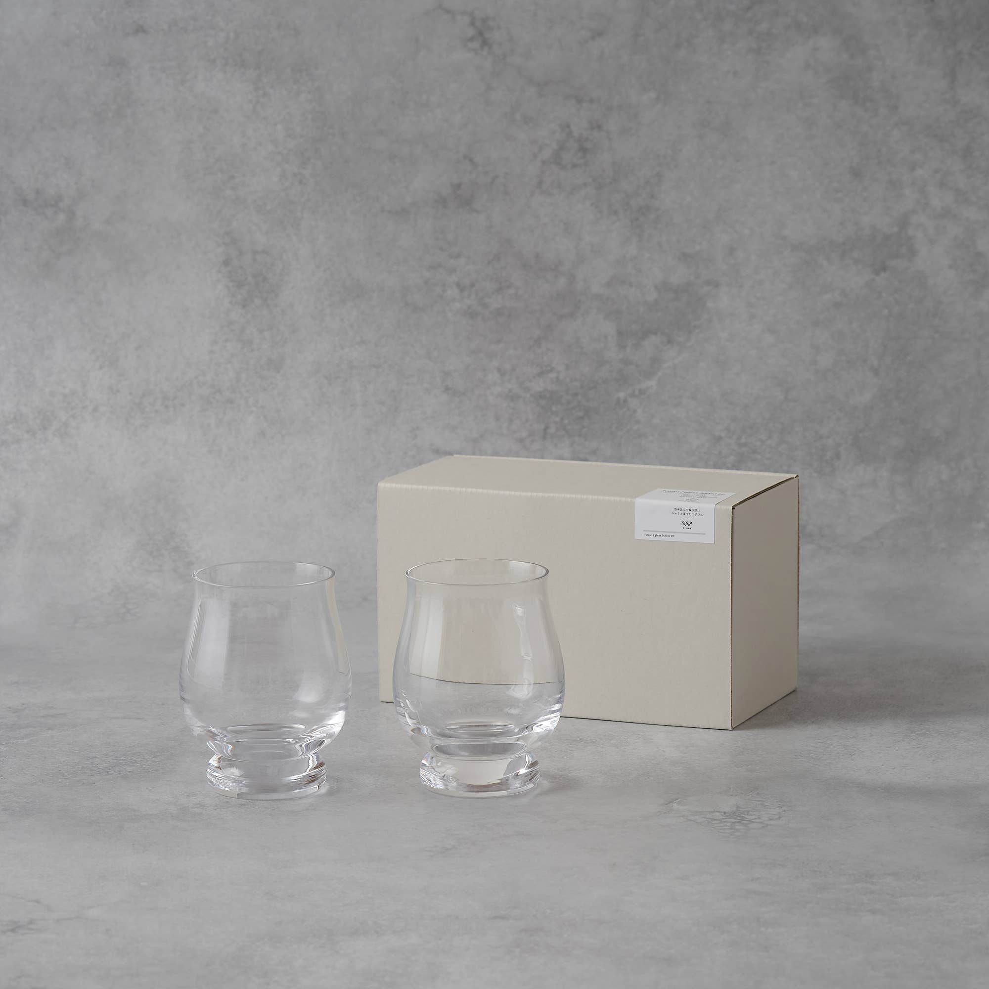 Clear fuwari Glass 12oz Pair | Drinking Glasses | Soda glass for wholesale on Faire0