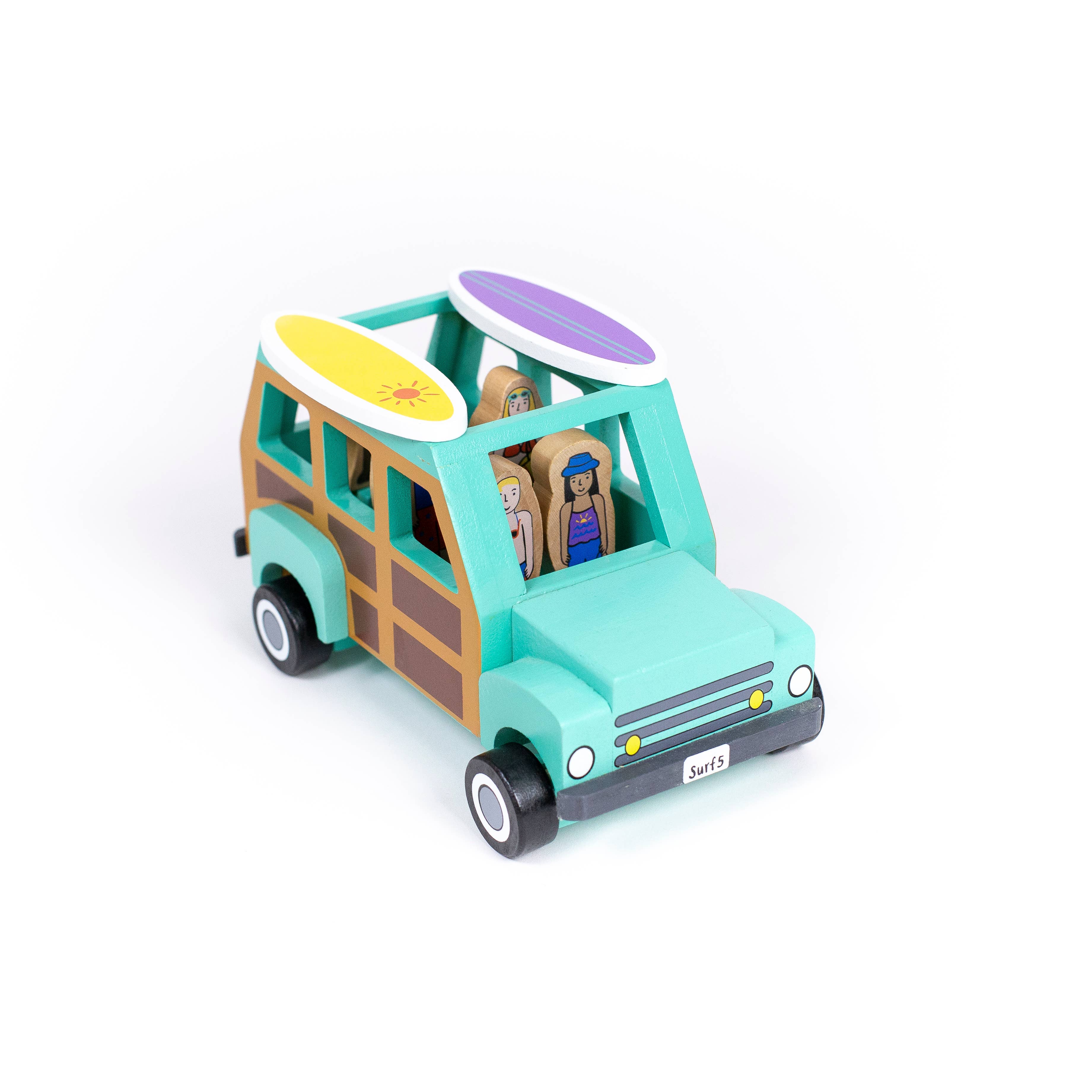 Jack Rabbit Creations - Vente Voiture/camion miniature – enfant - Surf's Up Camion de surfer magnétique2
