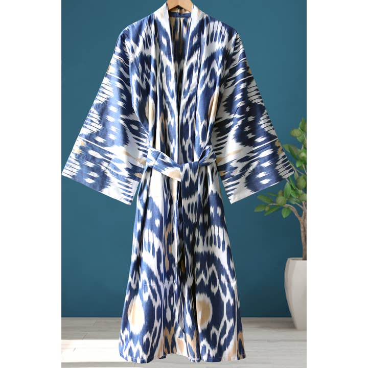 Katoenen Ikat Kaftan 016 voor wholesale door MIASETA