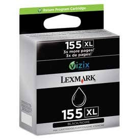 Lexmark™ 14N1619 (155XL) Inchiostro ad alta resa, resa di 750 pagine, Nero 1119315 per la vendita all'ingrosso da parte di FIXTUREDISPLAYS