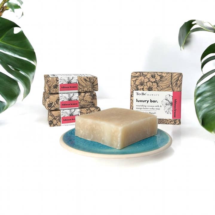 To Be Hawaii - Wholesale Bar Soap - hibiscus breeze luxury bar.