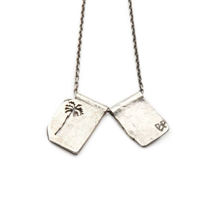 Palm Pendulum Necklace for wholesale by Buck Palmer