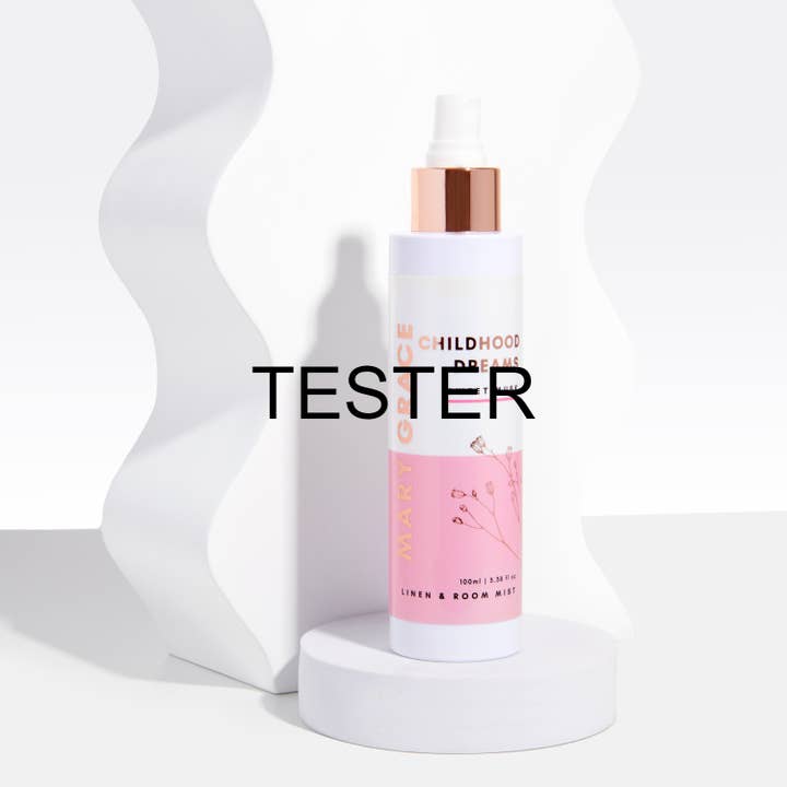Rêves d'enfance - Brume de linge et de chambre à la musk stick TESTEUR pour la vente par Mary Grace