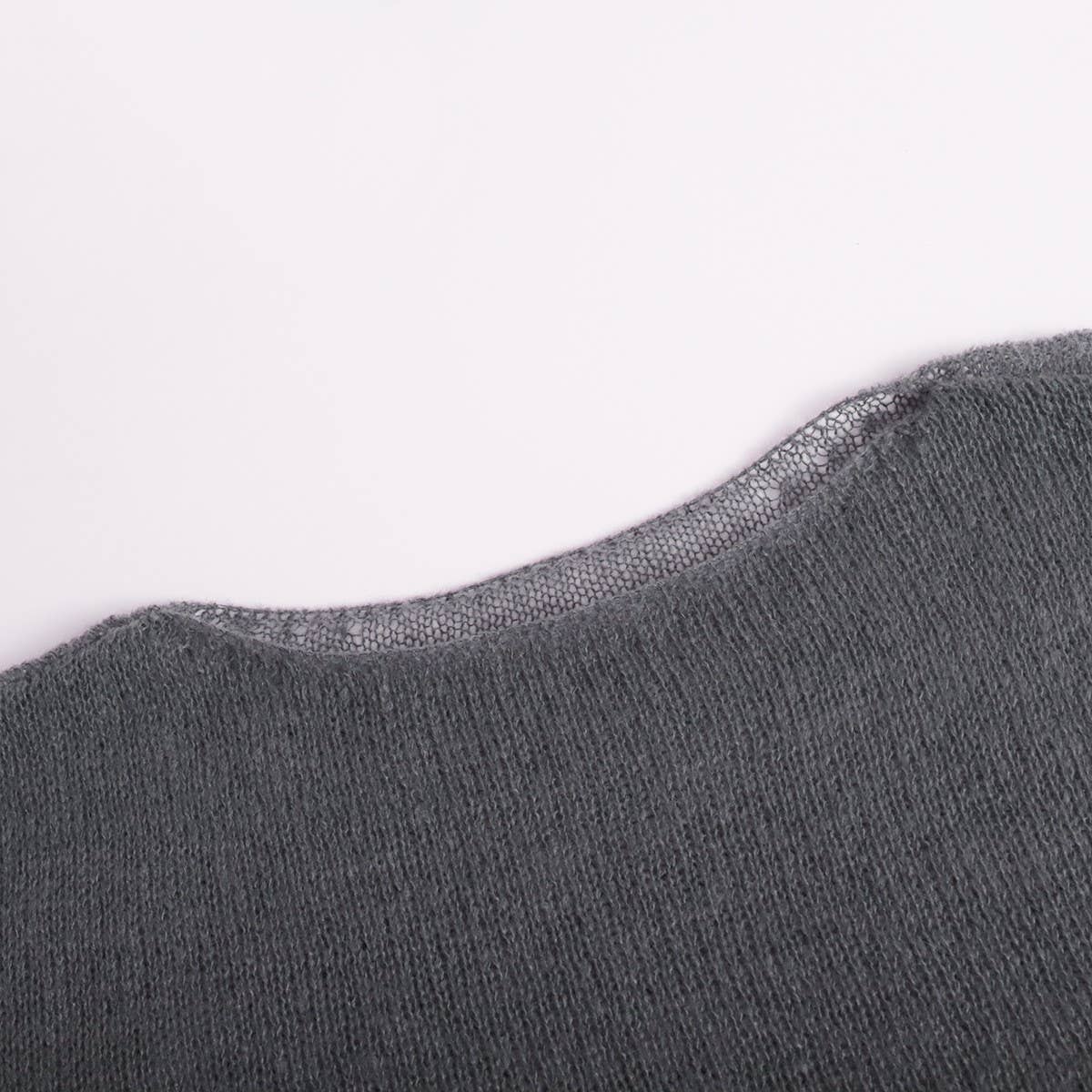 Hope & Sunshine - Wholesale Knit Top - Women's - Hollow Knit Bell Sleeve T-Shirt For Women26