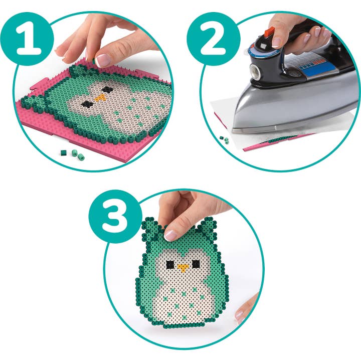 Anker Play Products - Wholesale DIY Craft Kit - Kids - Perler Beads Squishmallows Small Frog Kit3