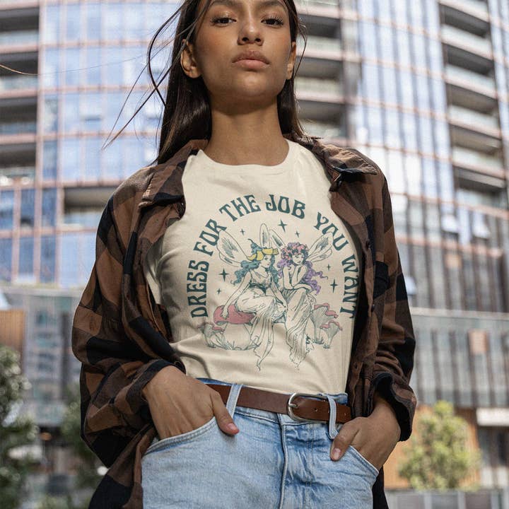 Kleide dich für den Job, den du willst, Schwergewichtshemd. für den Großhandel von femfetti