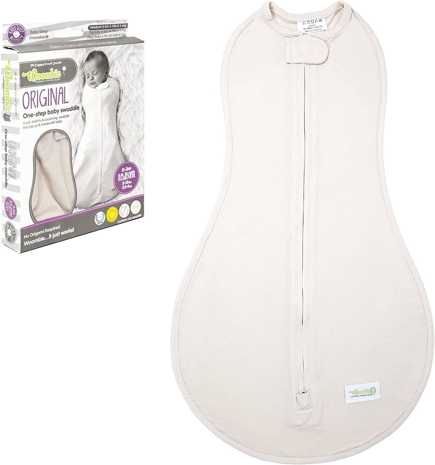 Woombie - Wholesale Inbakerdoek - Baby - The Tencel (eucalyptus) Woombie inbakerdoek voor baby's12