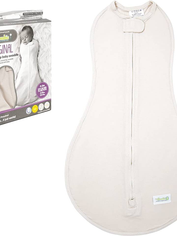 Woombie - Vendita all'ingrosso Copertina avvolgente - Neonati - The Tencel (eucalipto) Woombie, fasciatura per bebè12