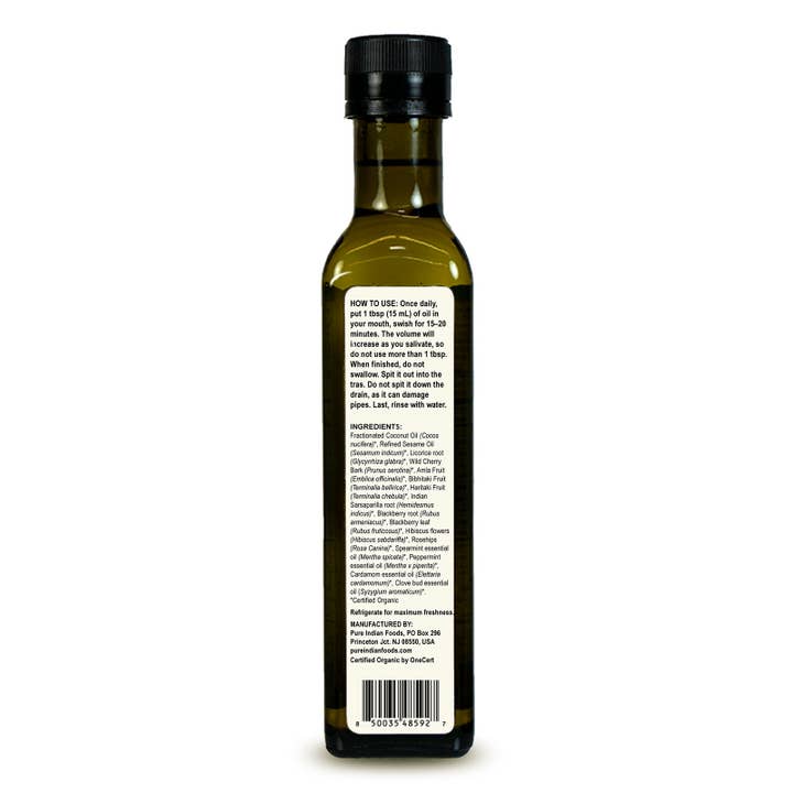 Pure Indian Foods - Wholesale Mouthwash - GHEEK™ Organic Daily Pulling Oil Mouthwash4
