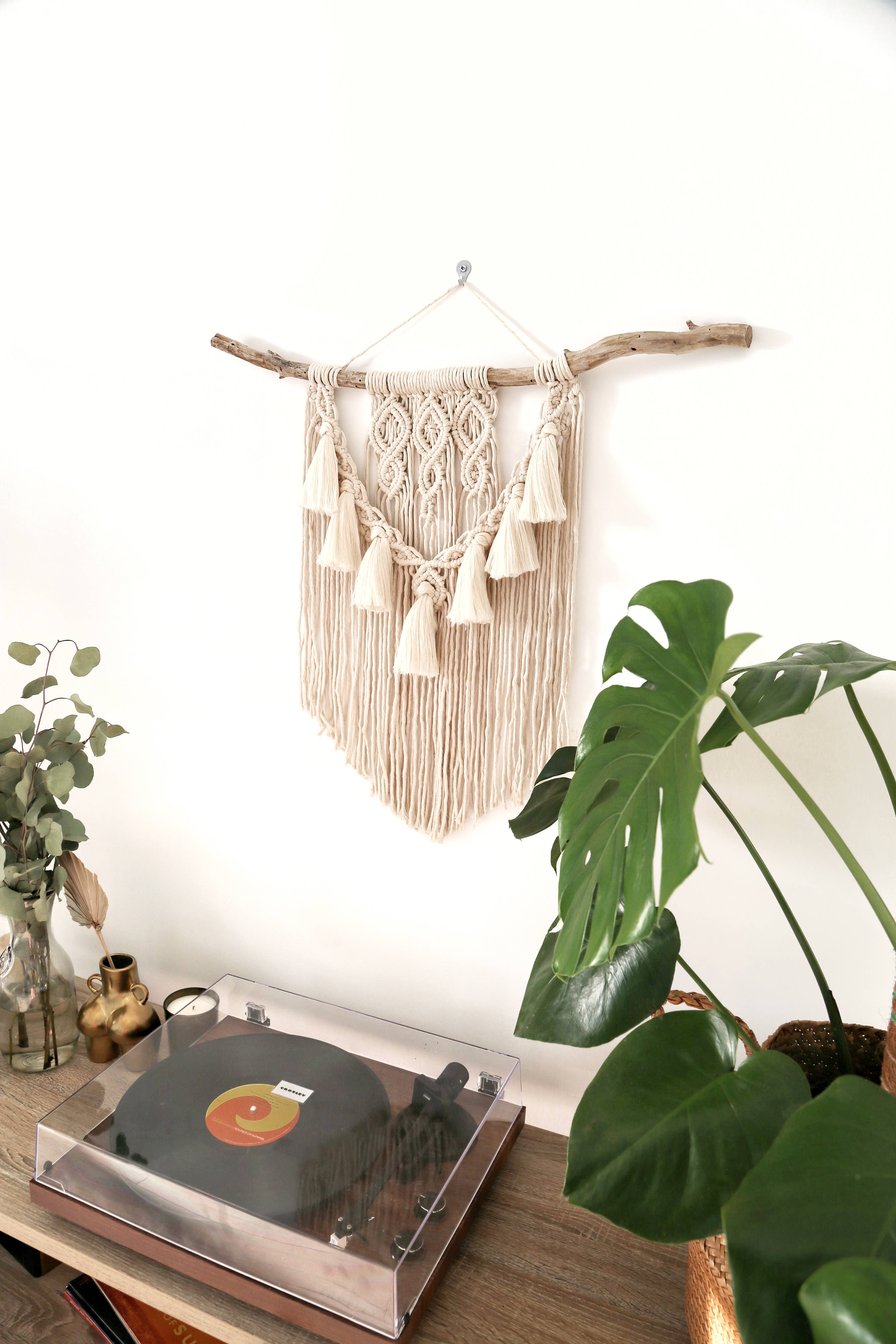 The Frenchie Knot - Wholesale Tapestry/Textile - small tassel wall hanging2