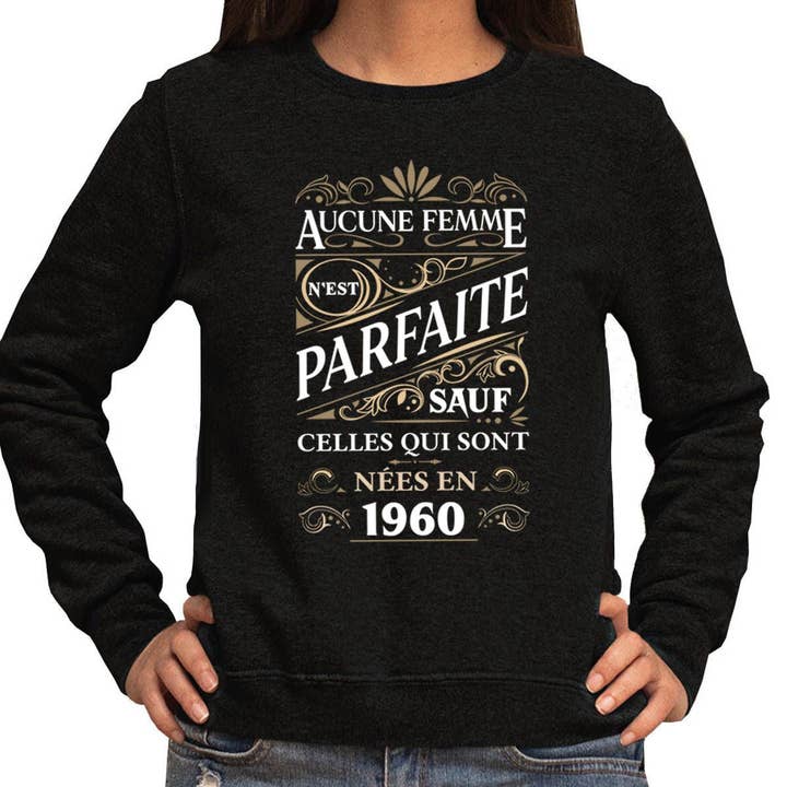 Geburtstags-Sweatshirt für Damen, Jahrgang 1960 für den Großhandel von Planetee