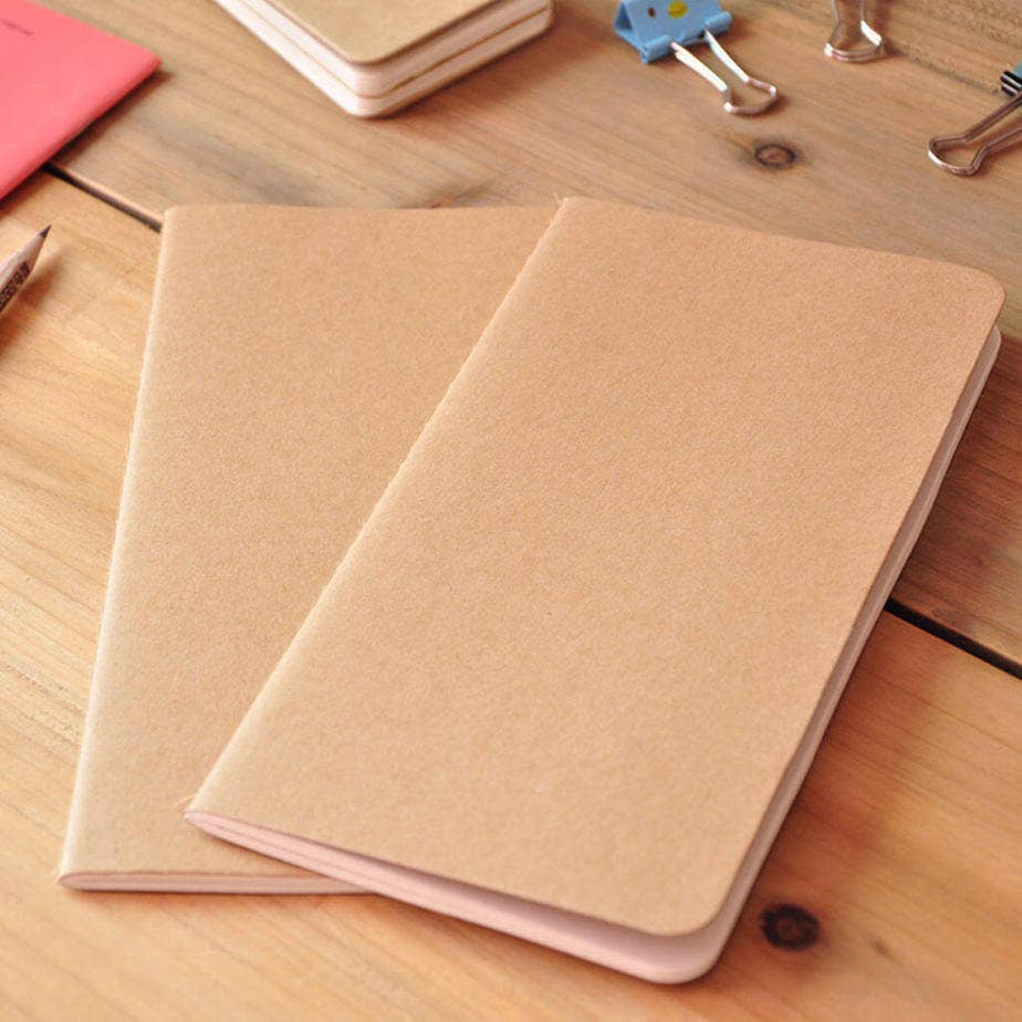 Brown Aspiration - Wholesale Notebook - Set of 3 - A5  Blank Notebook/Travel Journal - 5.5inx8.25in.1