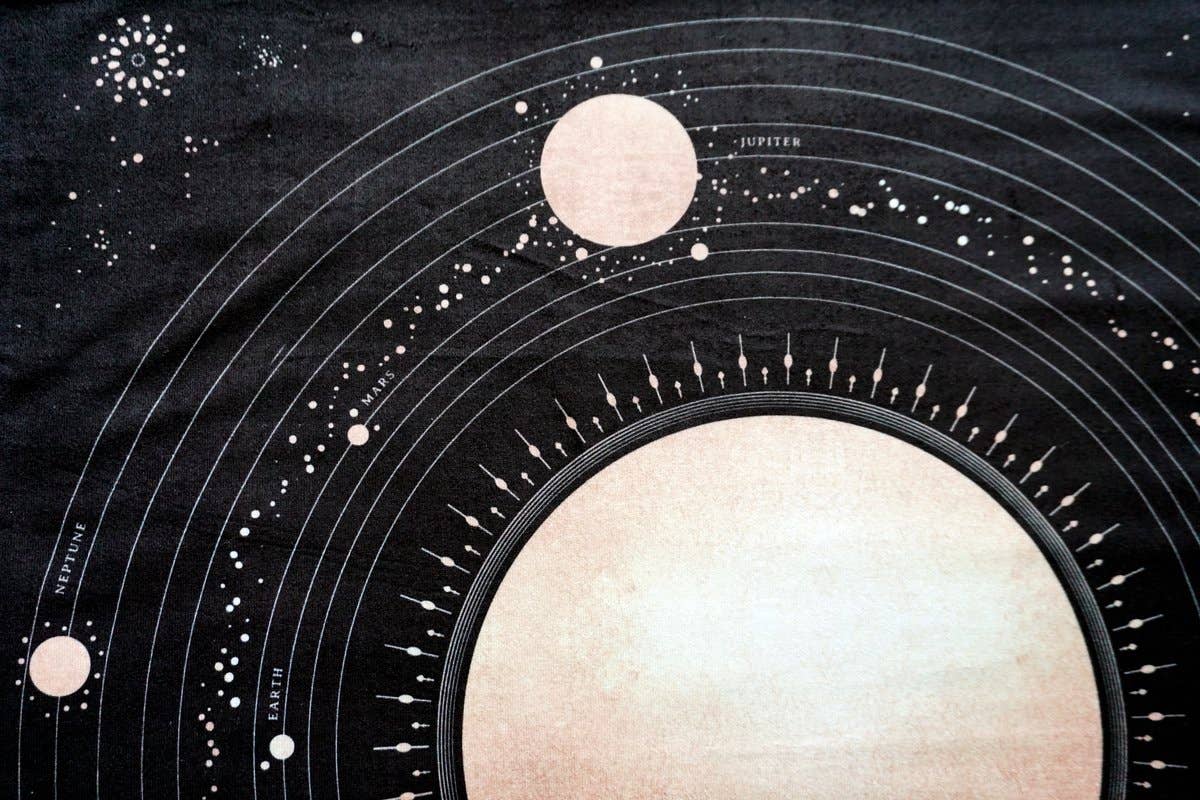 Hidden Crystal Tarot - Wholesale Tarot Cards - Solar System Tarot Cloth7