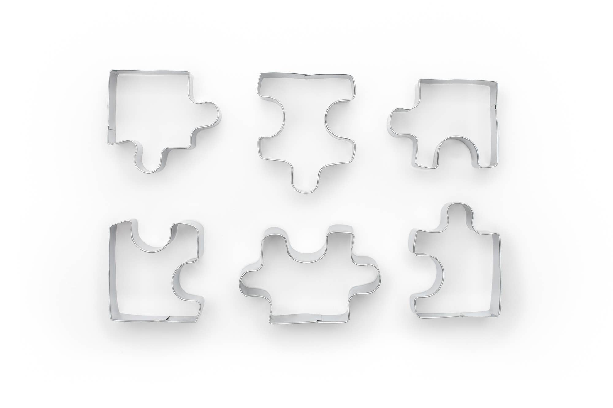 Fox Run Brands - Wholesale Cookie Cutter - Fox Run Puzzle Pieces Cookie Cutter Set, 6-Piece4