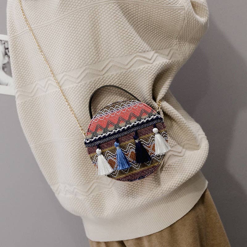 Orange BOHO Crossbody Bags  HB1154 for wholesale on Faire3