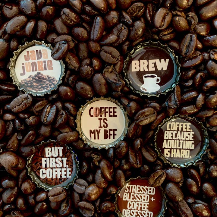 Kate's Magnets - Wholesale Magnet - Coffee Magnets - handmade & eco-friendly