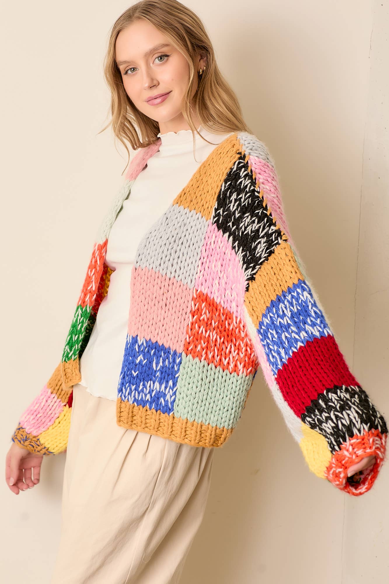 RAINBOW CARDIGAN SWEATER for wholesale on Faire1