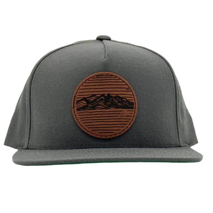 Pike Trail Rawhide Leather Patch Hats for wholesale by Pike Trail