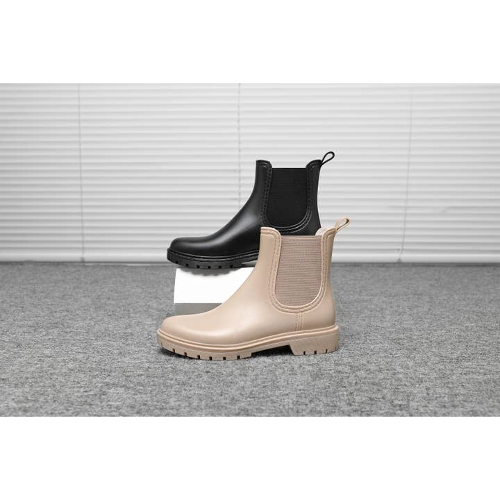 Top Staka - Wholesale Rain Boots - Women's - BG-593 Women Waterproof Ankle Chelsea Booties 5