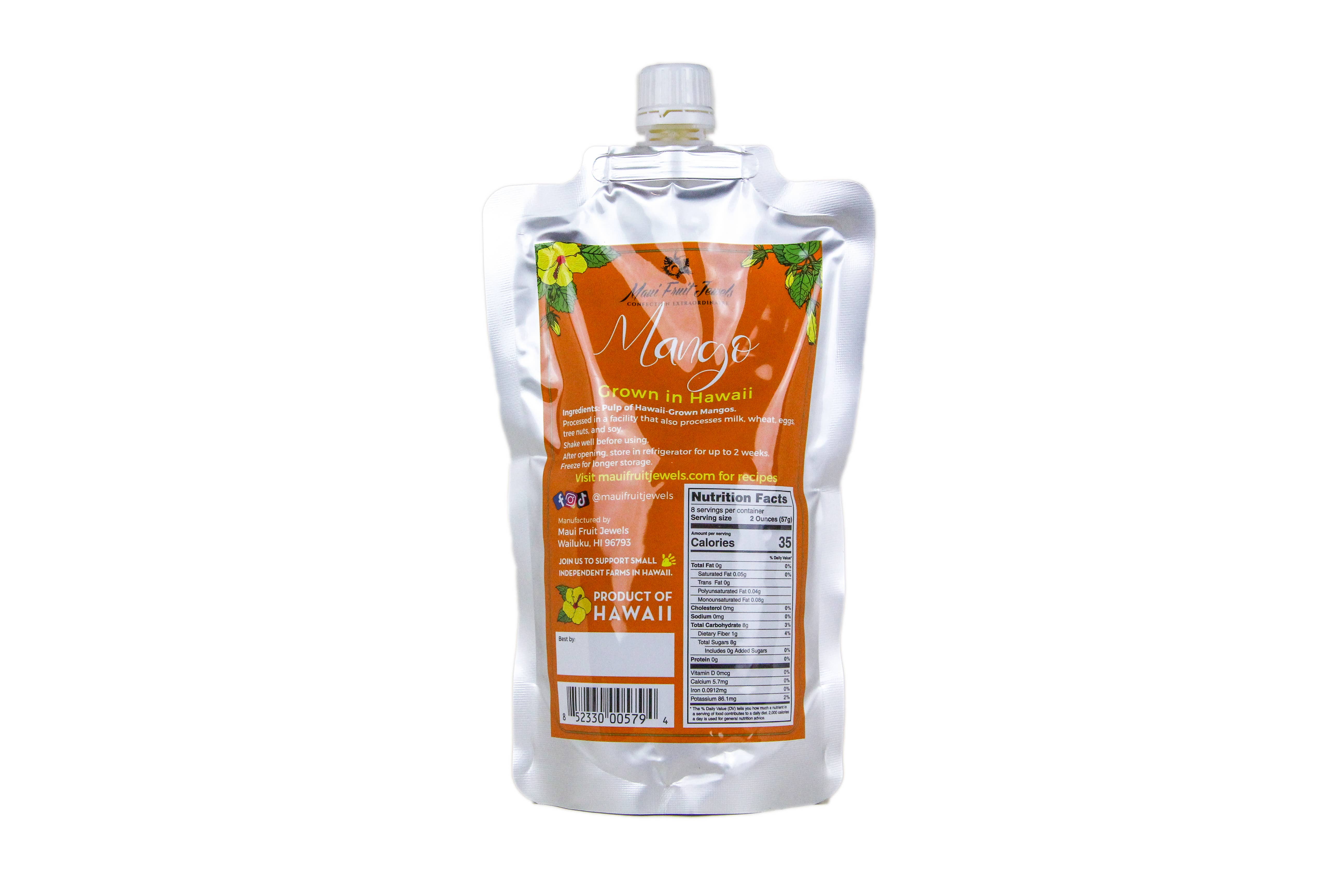 Maui Fruit Jewels - Wholesale Vanilla/Fruit Extract - Mango Puree1