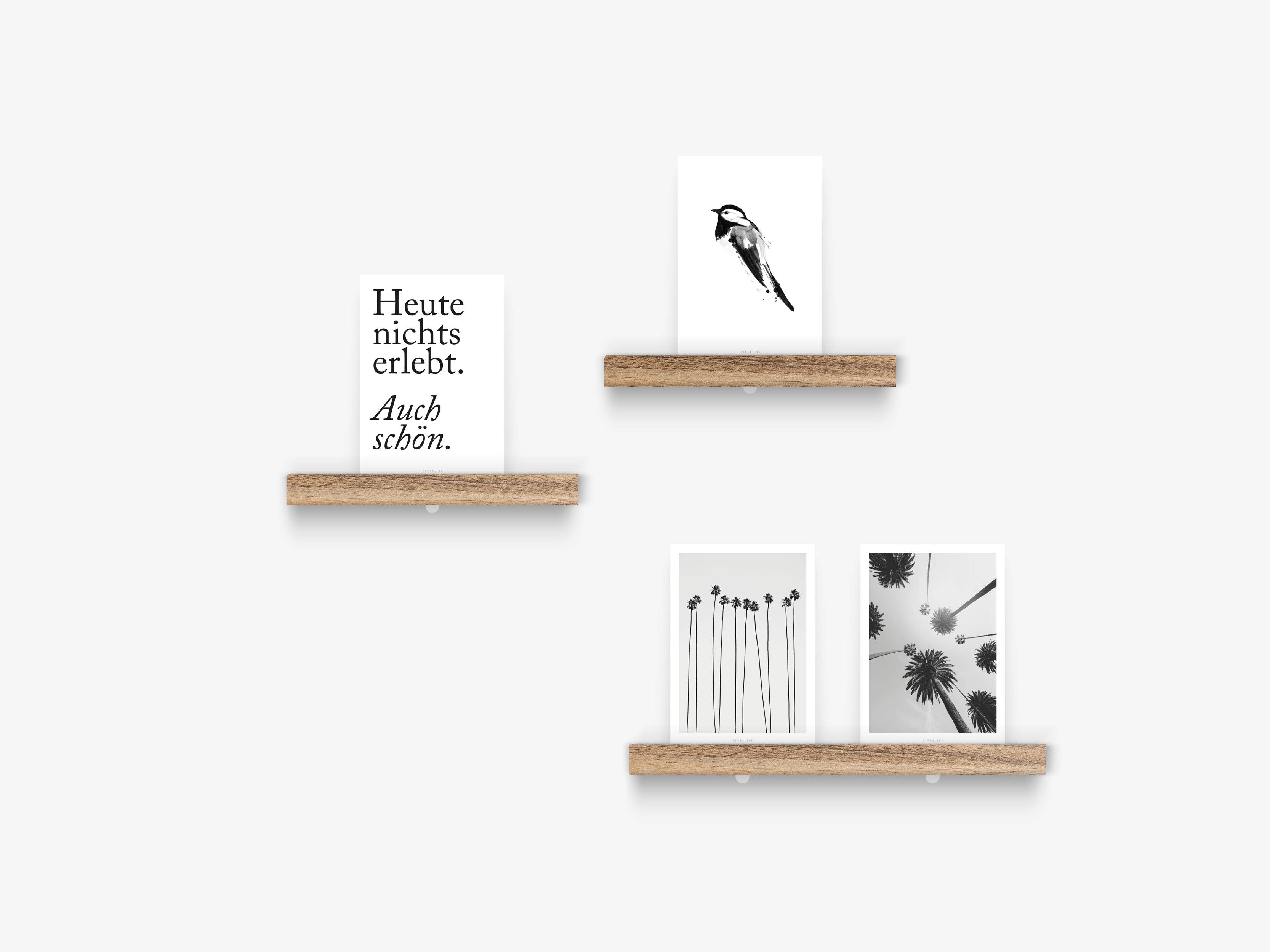 typealive - Vendita all'ingrosso Mensole portafoto - Fascia porta cartoline in rovere (diversi formati)5