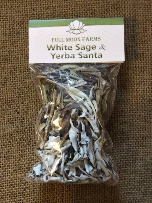 White Sage and Yerba Santa Loose Mix for wholesale by Full Moon Farms, LLC