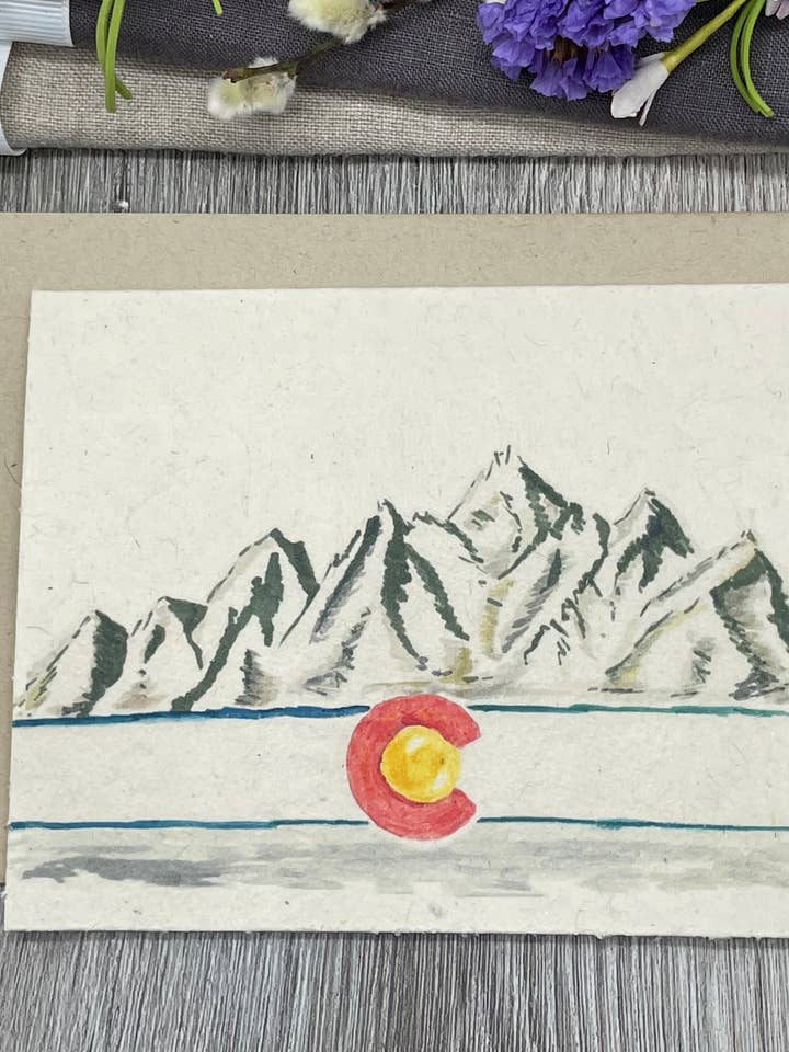 Plantable Card | Colorado Flag for wholesale by 1 Simple Seed