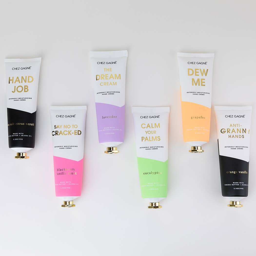 Chez Gagné - Wholesale Hand cream/lotion - Calm Your Palms - Eucalyptus - Clean + Vegan Hand Crème - 3.4oz9