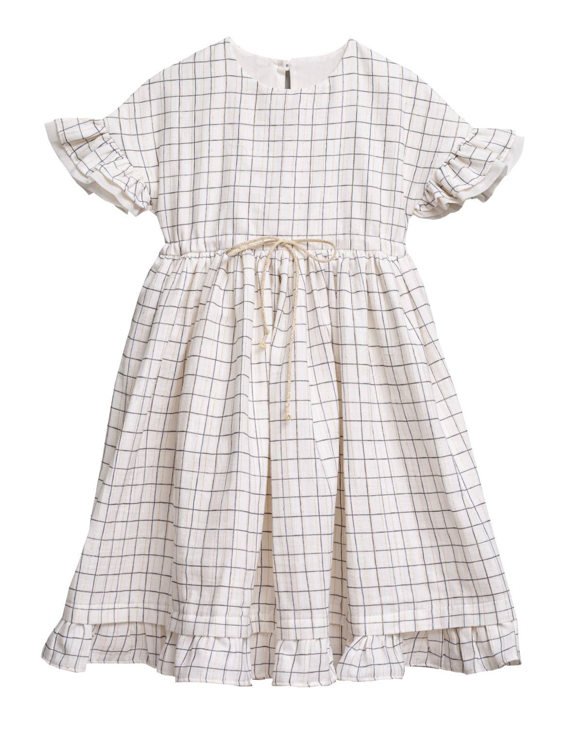 Cosmosophie – Großhandel Kleid – Kinder – Alisa Kleid mit Karo-Muster1